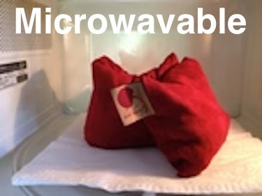 The Amélie – Menstrual Phase Square Pillow in Plush Cherry Ultra-Suede