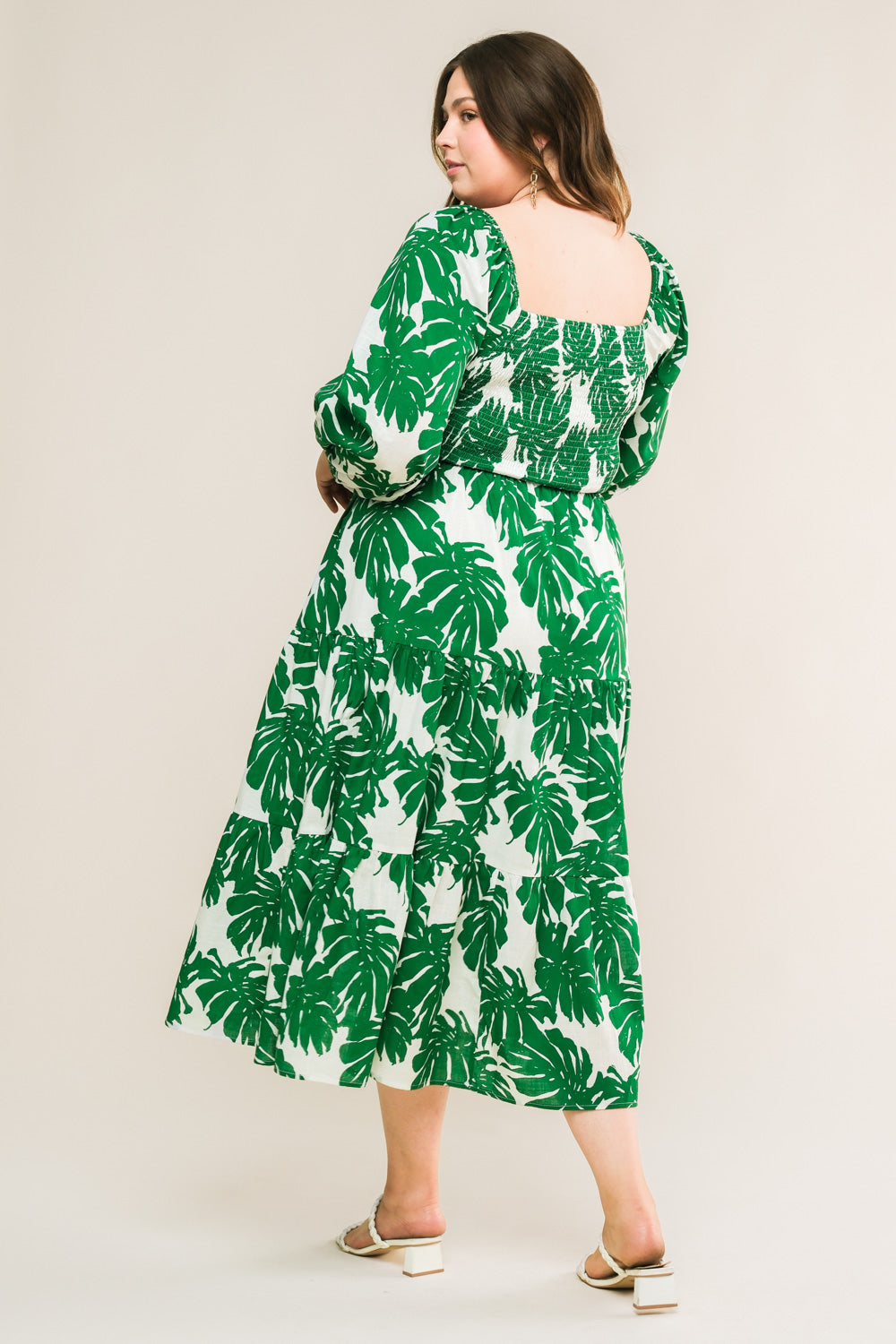 The Saphira – Woven Statement Midi Dress