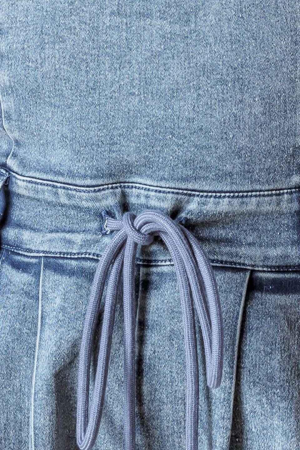 The Roxy – Strapless Denim Romper