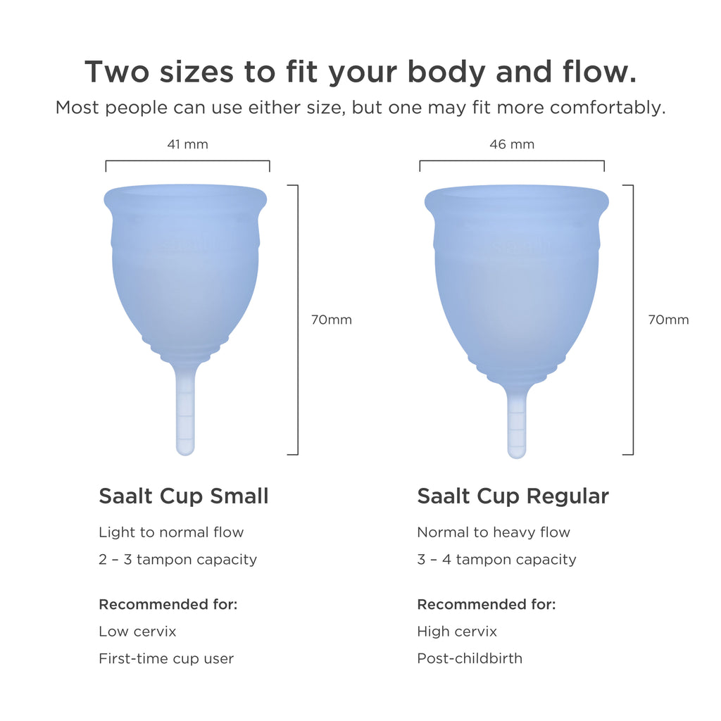 The Raya – Classic Saalt Silicone Menstrual Cup