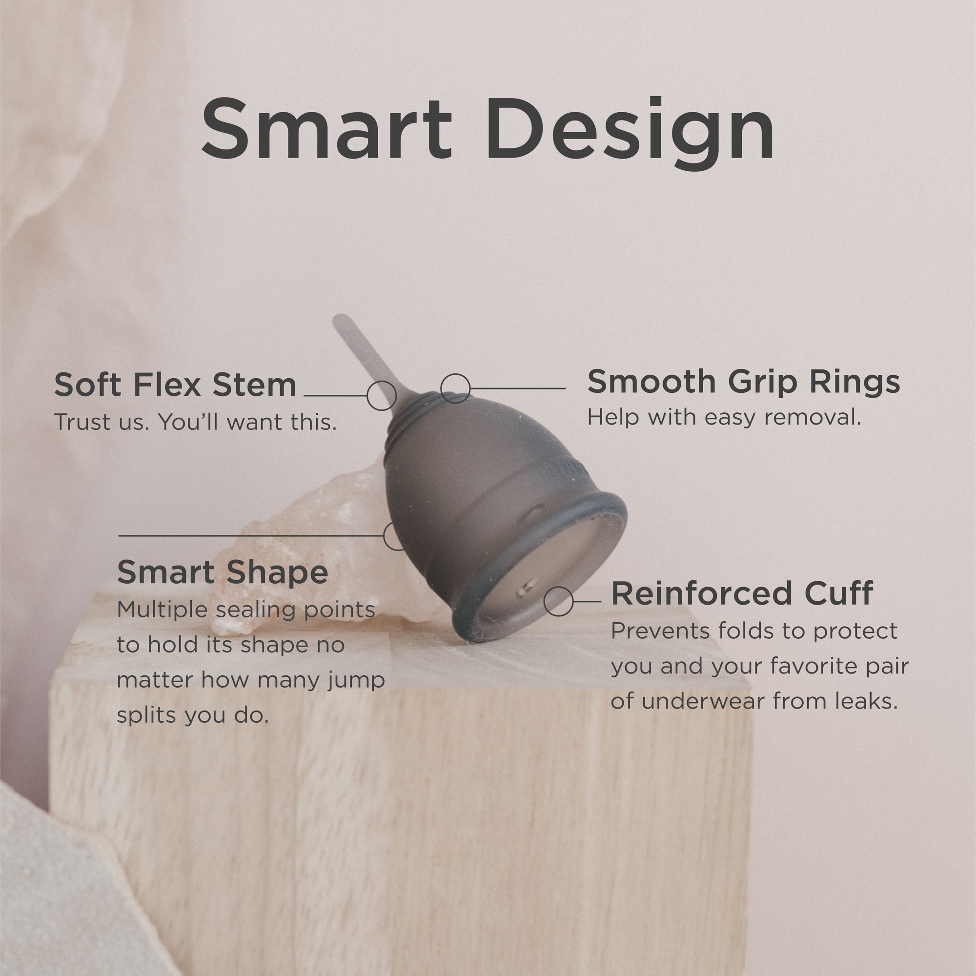 The Elara – Soft Silicone Menstrual Cup