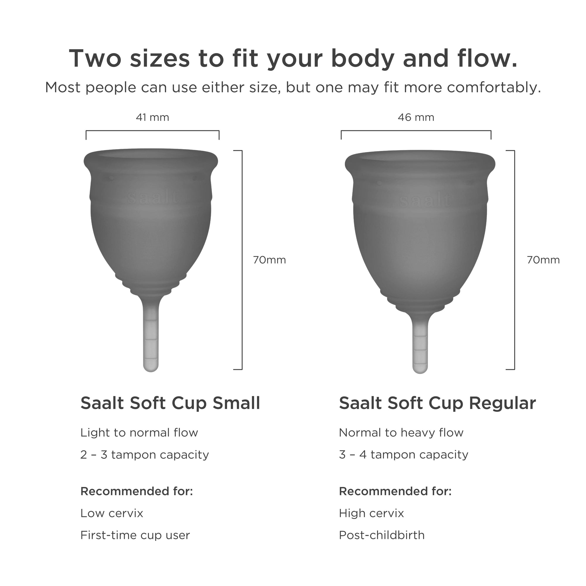 The Elara – Soft Silicone Menstrual Cup