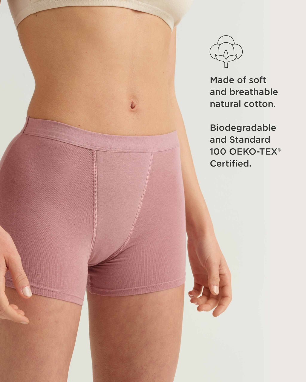 The Esmé – Leakproof Cotton Sleep Short