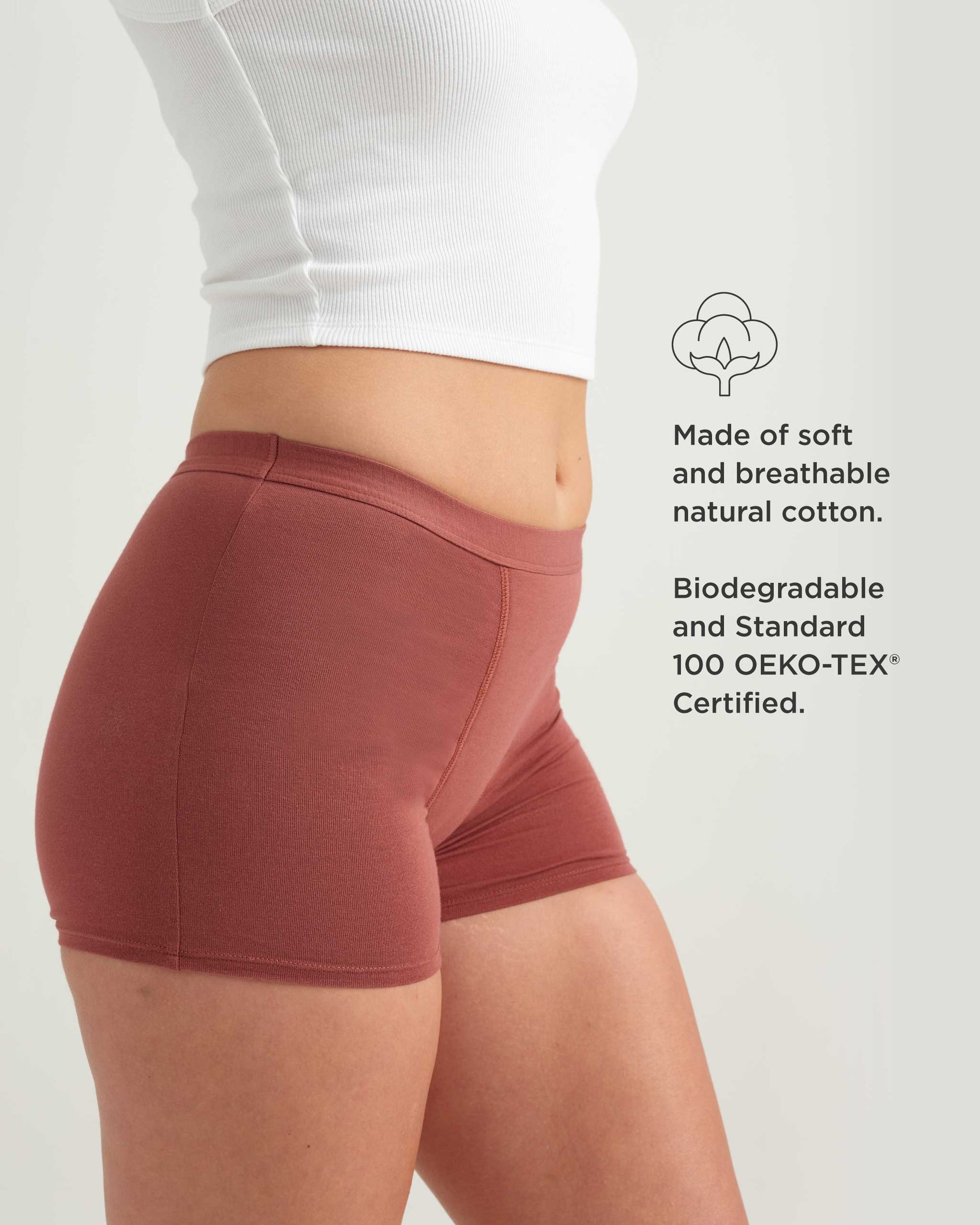 The Esmé – Leakproof Cotton Sleep Short