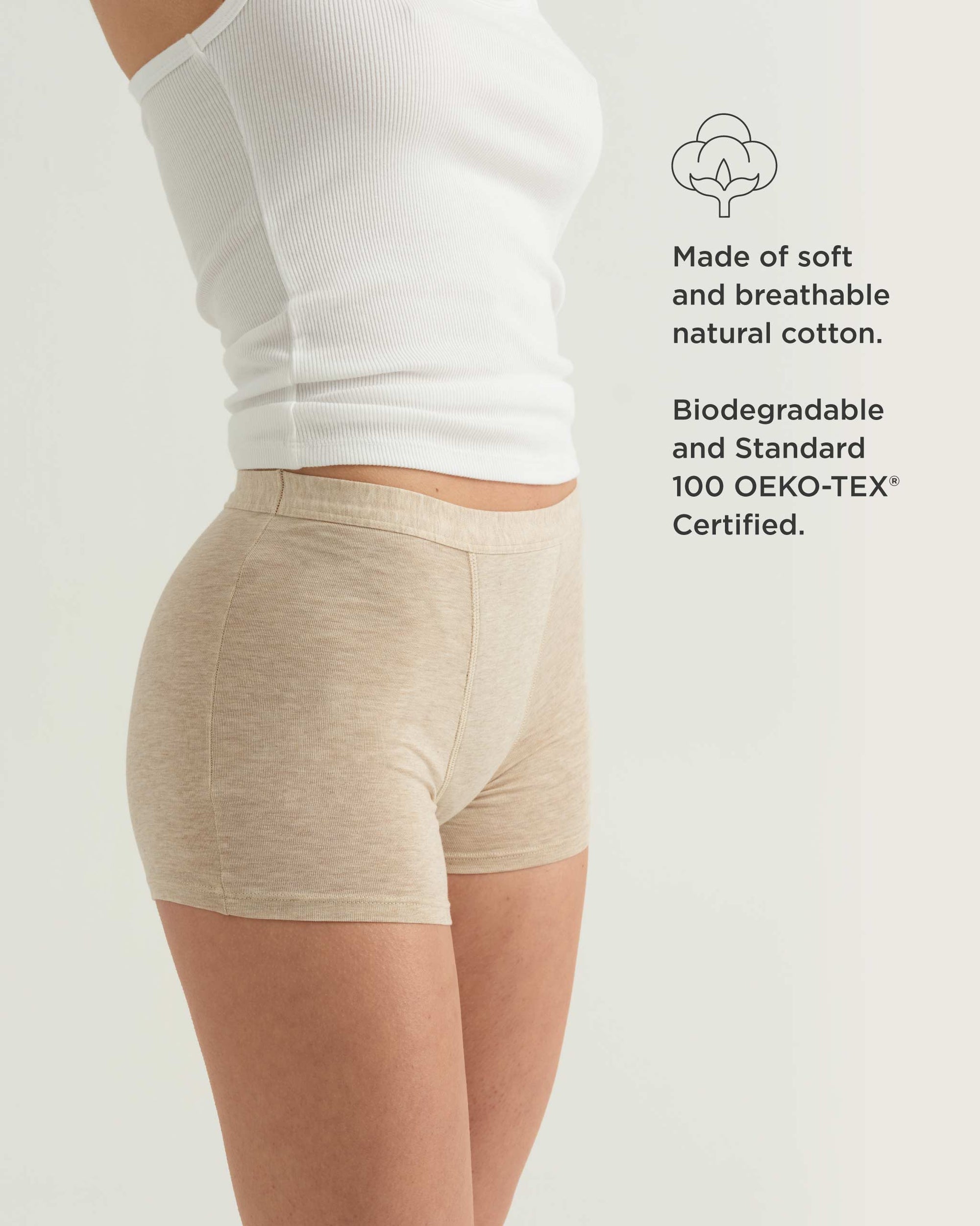 The Esmé – Leakproof Cotton Sleep Short