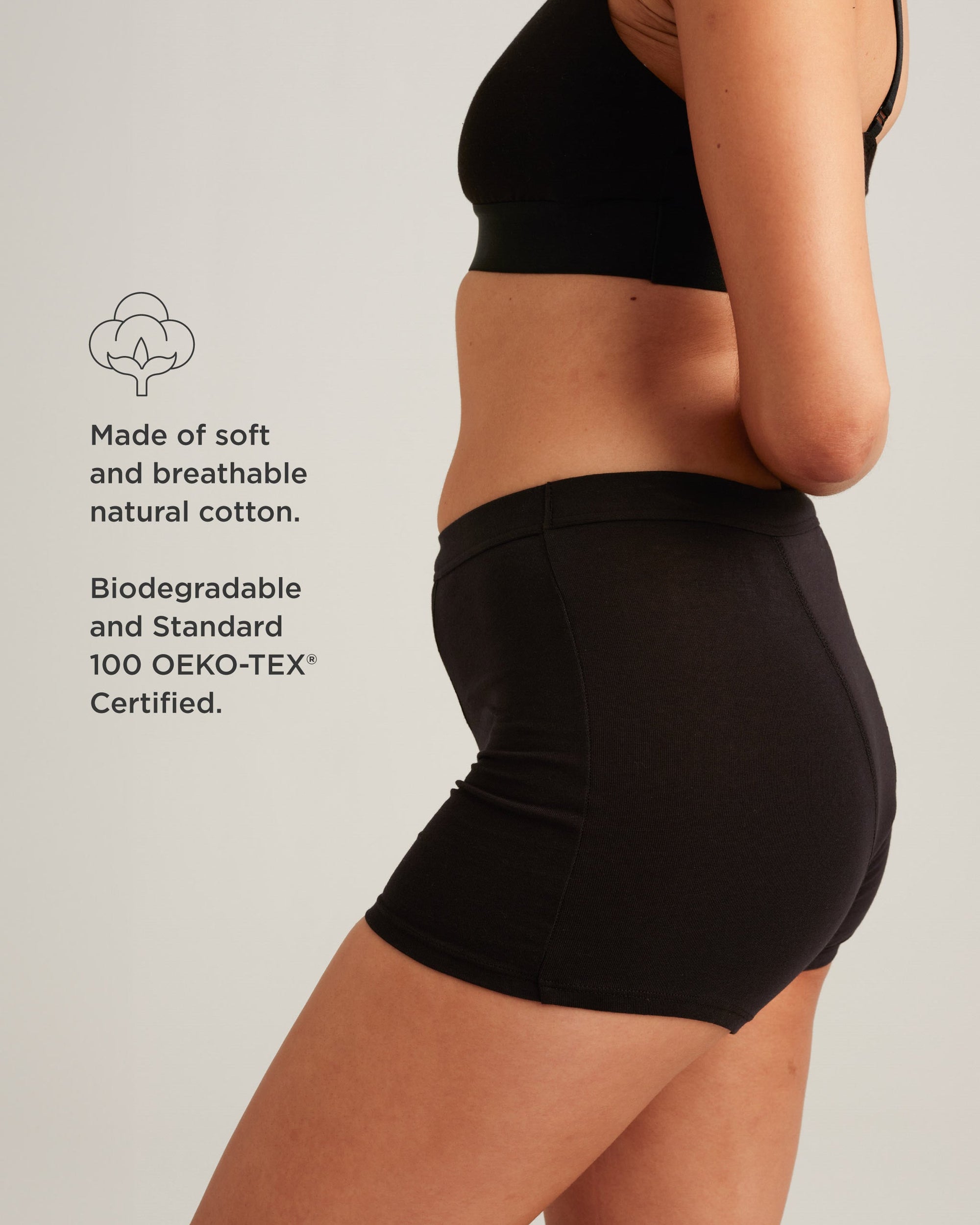 The Esmé – Leakproof Cotton Sleep Short