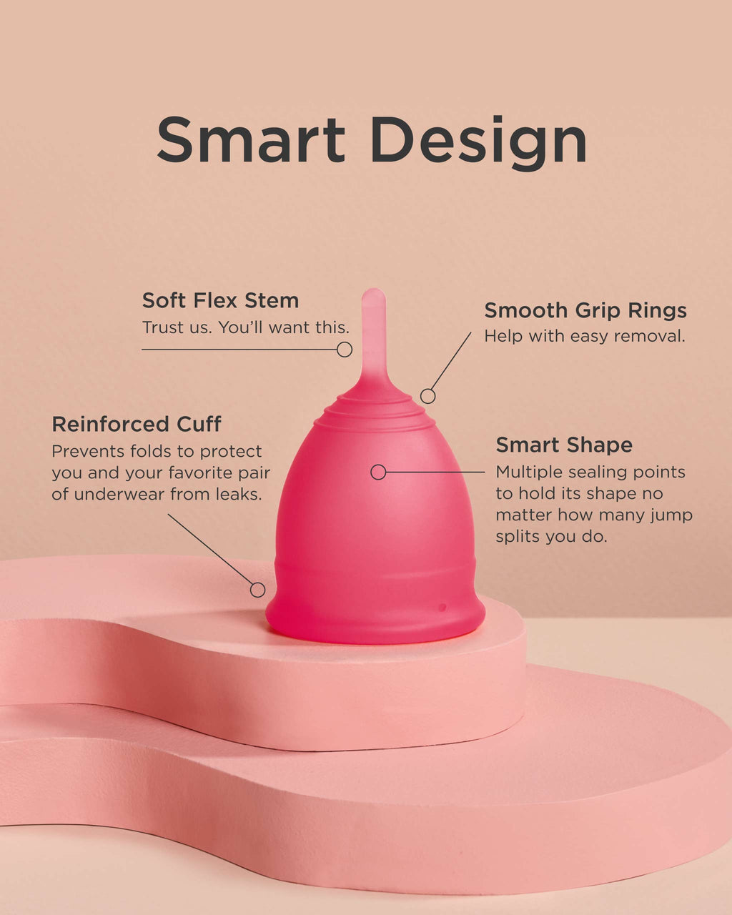The Raya – Classic Saalt Silicone Menstrual Cup