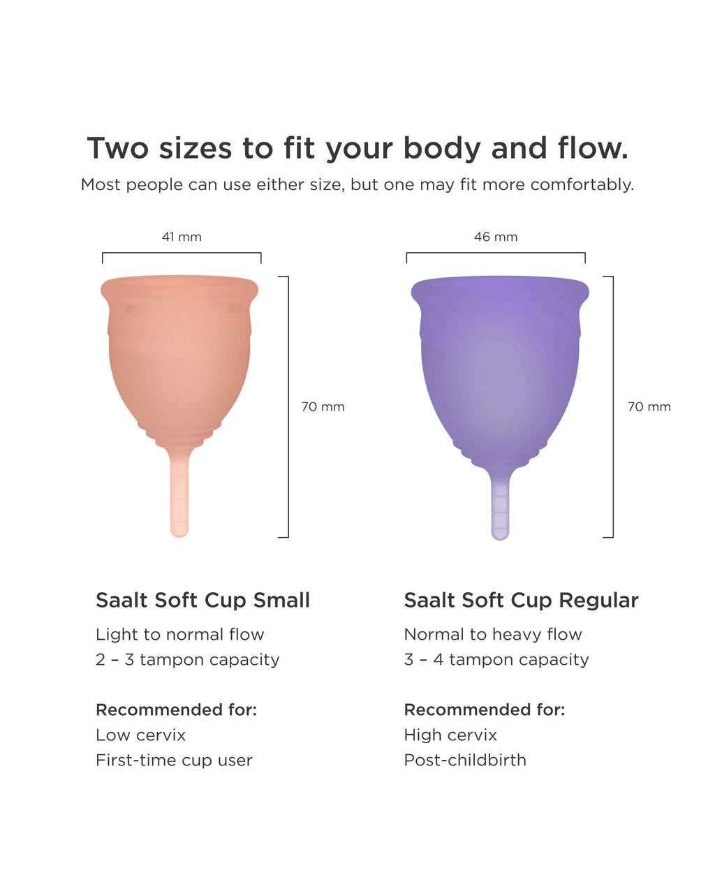 The Elara – Soft Silicone Menstrual Cup