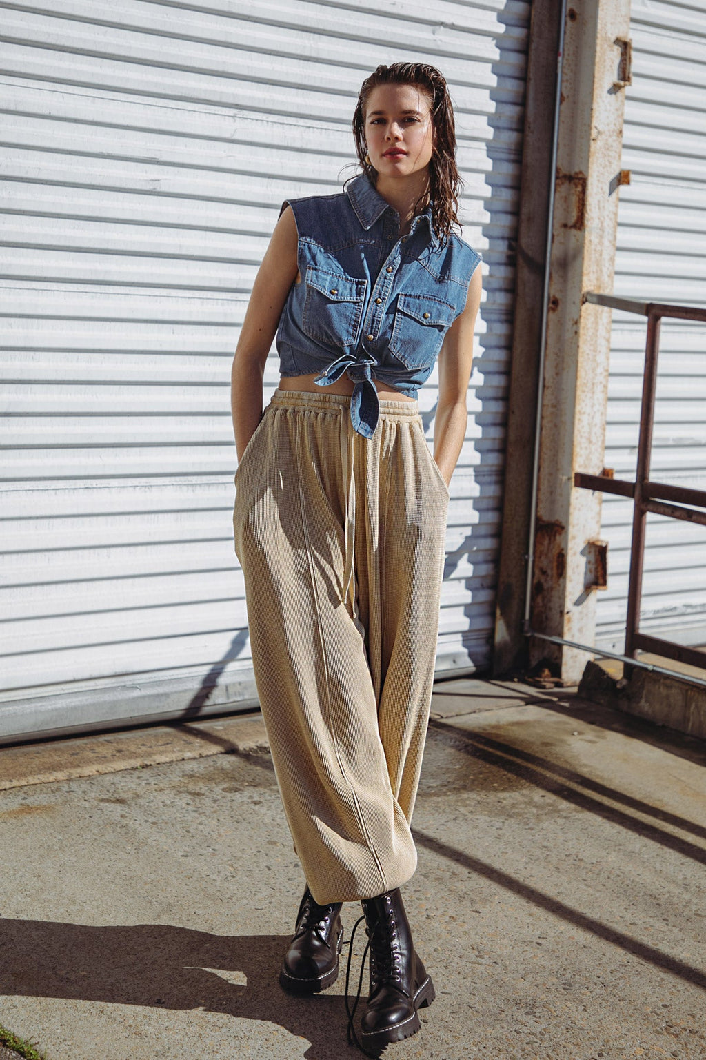 The Carys Jogger – Waffle Knit Lounge Pant