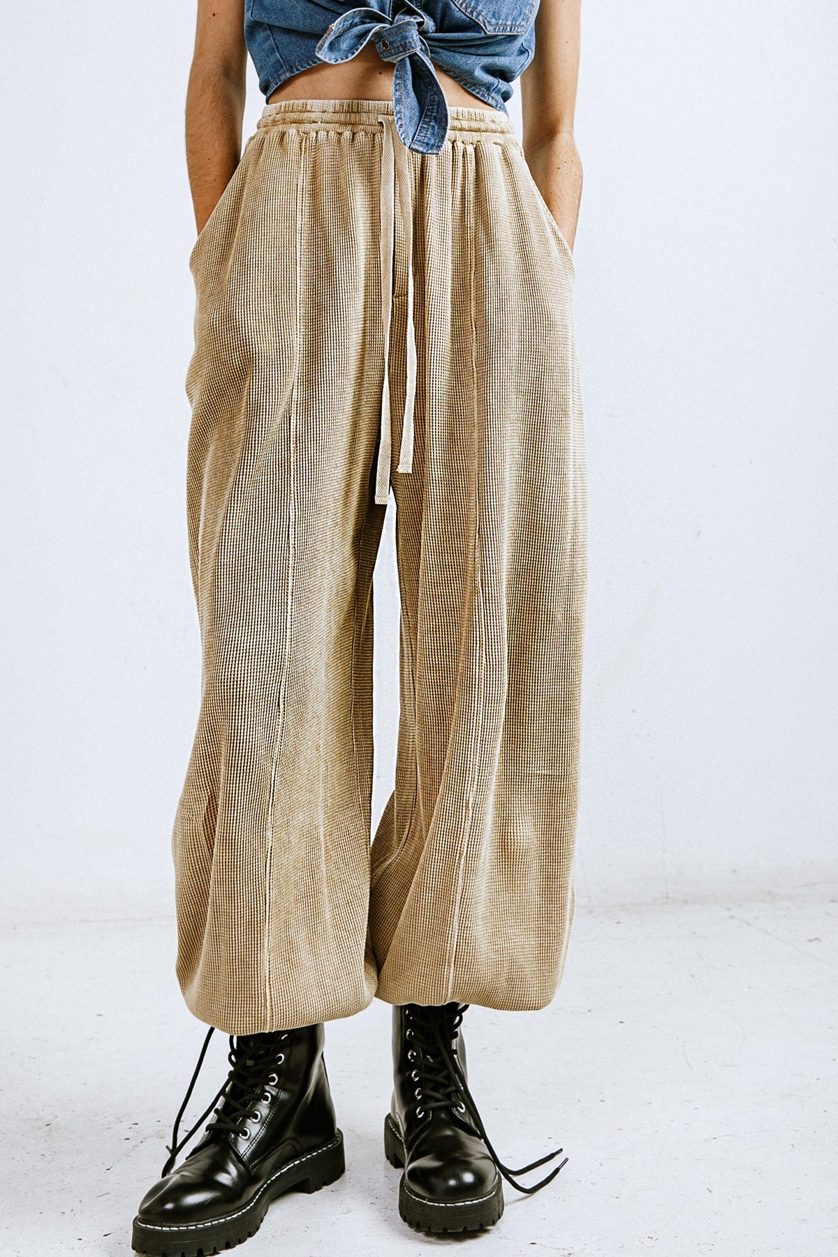 The Carys Jogger – Waffle Knit Lounge Pant