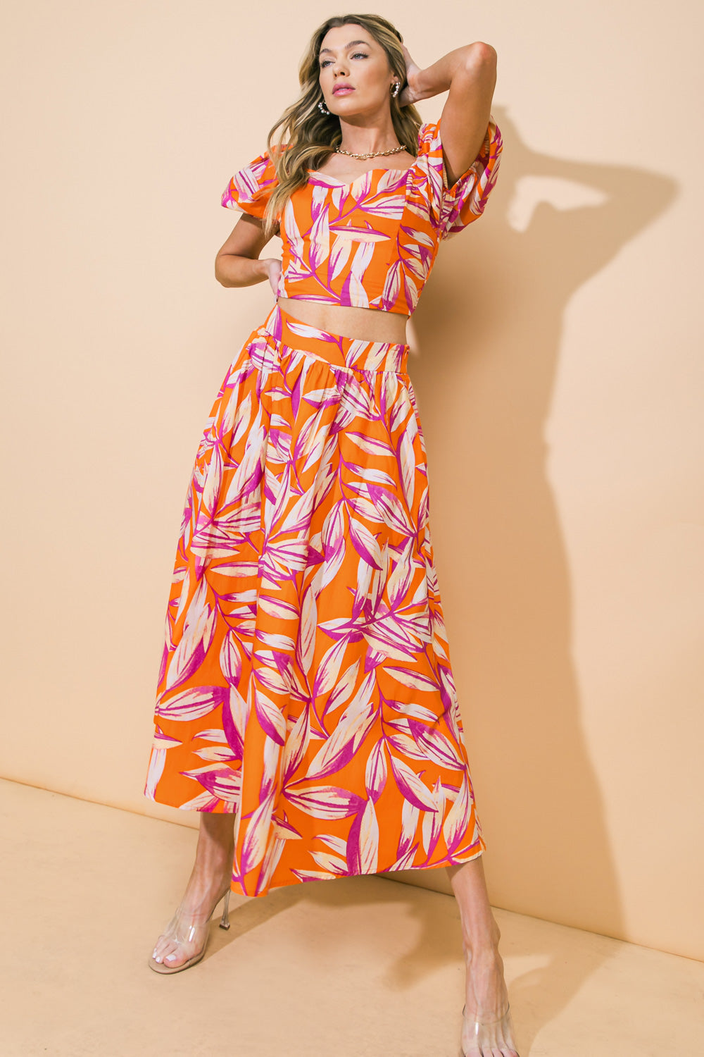 The Solana – Woven Statement Skirt