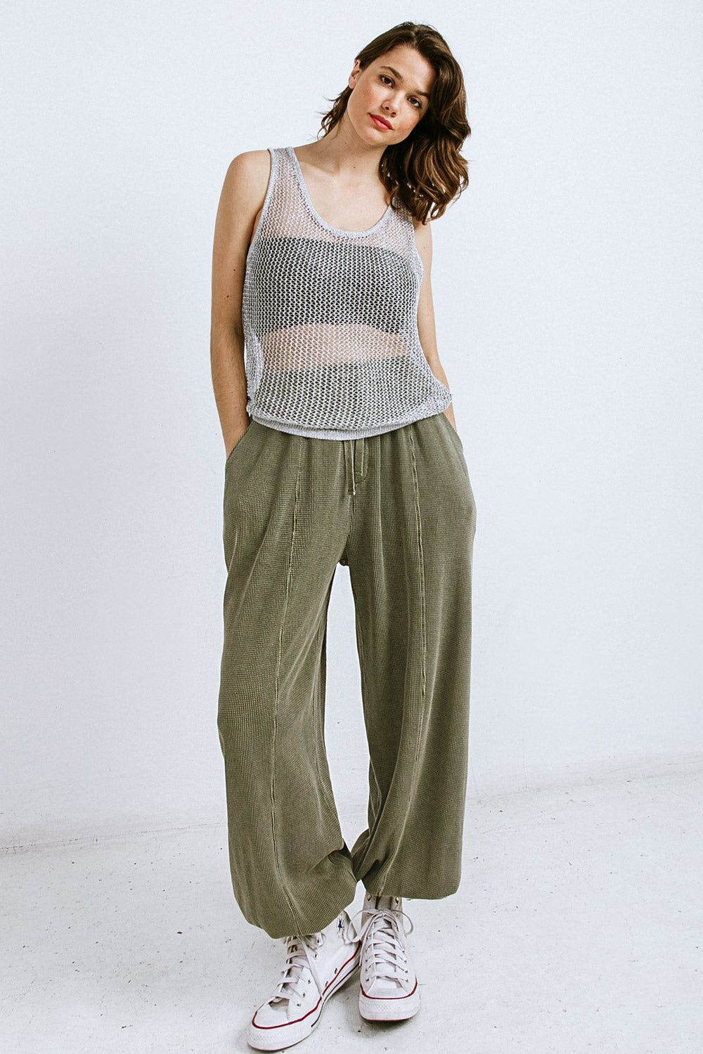 The Carys Jogger – Waffle Knit Lounge Pant